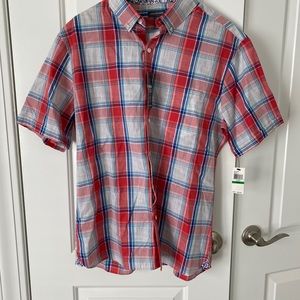 Van Heusen men’s button up shirt sleeve. NEW!